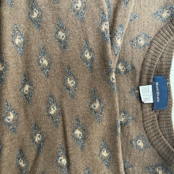 Vintage Brown Wool Sweater - Picture 3 of 4